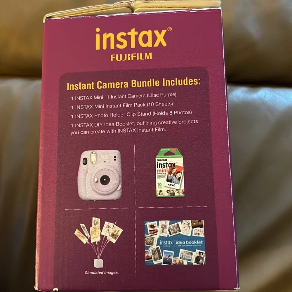 FUJIFILM INSTAX MINI 11 Instant Film Camera Bundle (Lilac Purple)